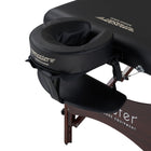 Master Massage 71cm Roma LX Portable Massage Table Package with Best Selling Size (Black) with Galaxy Lighting System