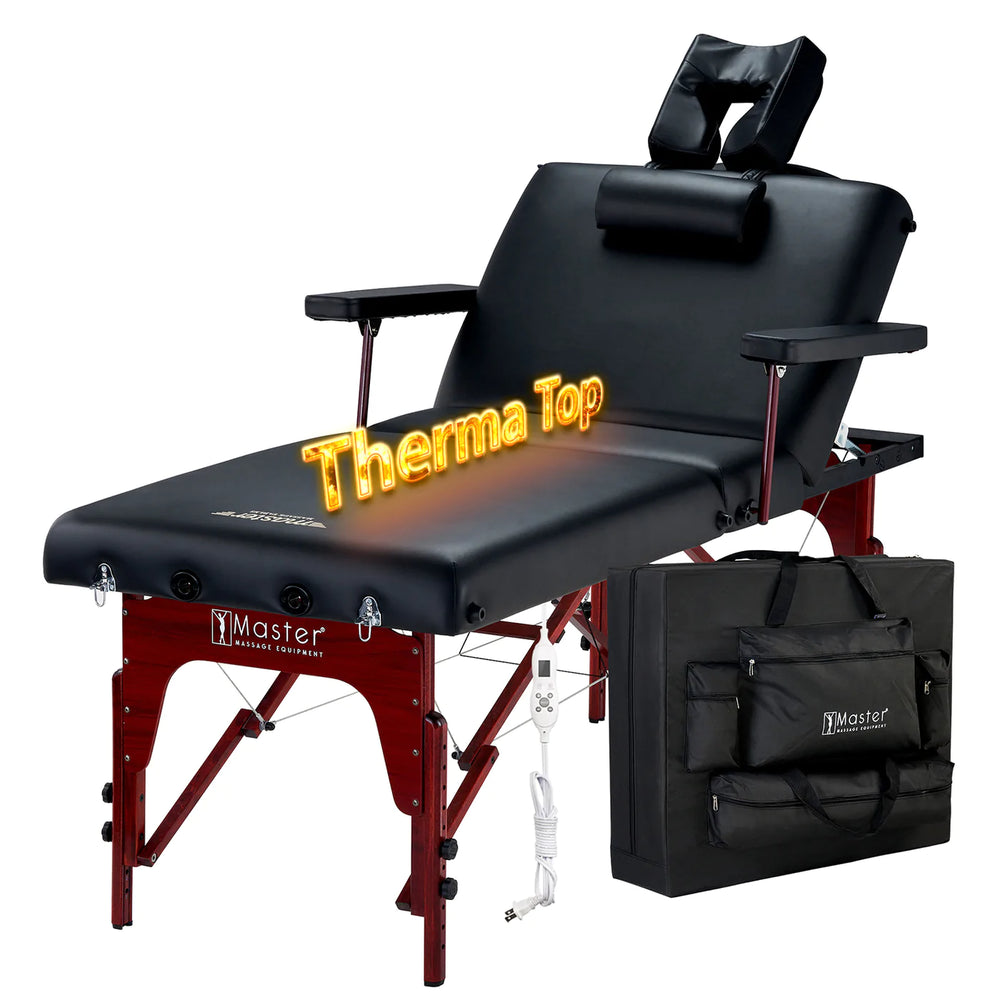The luxury Master Massage Thermal Top portable 76cm Montclair Salon Massage Couch!