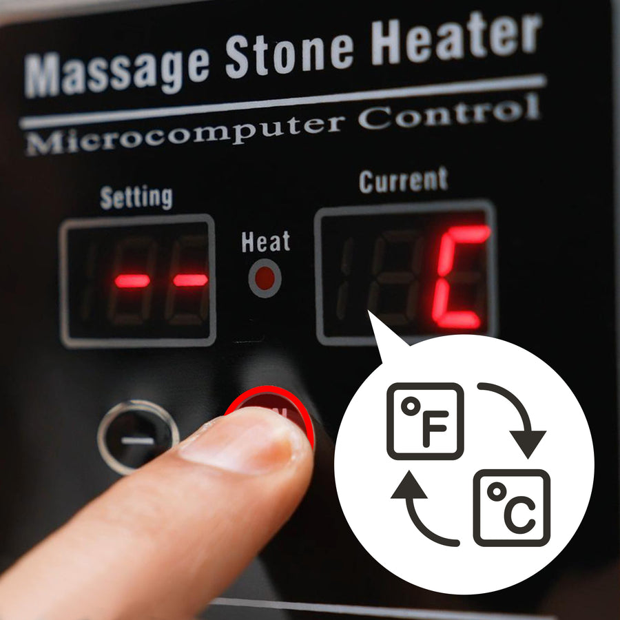 Master Massage 18 Quart Massage Stone Warmer Heater Heating Device