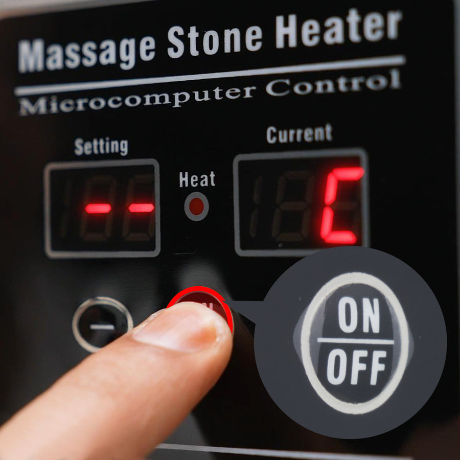 Master Massage 18 Quart Massage Stone Warmer Heater Heating Device