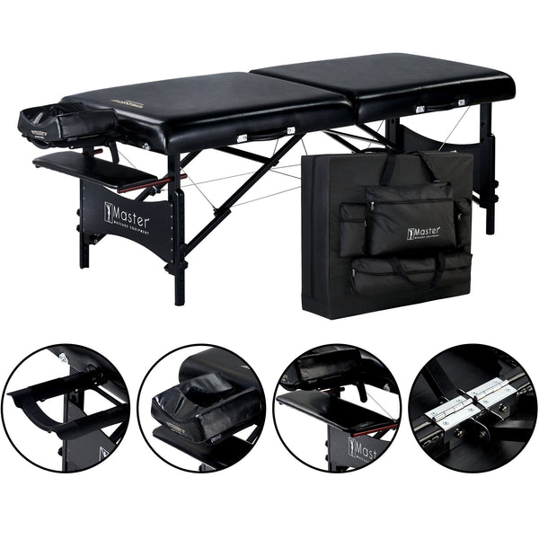 Master Massage 76cm GALAXY Portable Massage Table Package with a Sophi ...