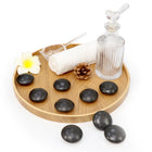 Master Massage Contour shape Malteser  Balsalt Stone for Hot Stone Massage 10 Piece Pack