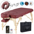 Master Massage 76cm Eva Pregnancy Portable Massage Couch Beauty Bed, Burgundy Color