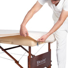 Master Massage Deluxe Massage Table Flannel 3 Piece Sheet Set - 100% Cotton-Black
