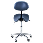 Master Massage Berkeley Ergonomic Split Seat Style Backrest Saddle Stool with Two Tilting option Royal Blue