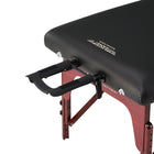 Master Massage 71cm MONTCLAIR Portable Massage Table Package with Therma-Top (UK Plug) - Adjustable Heating System, Shiatsu Cables, & Reiki Panels! (Black Color)