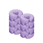 Master Massage Microfiber Covers for Headrest, Face Cushion, Face Pillow -12 Piece Set - Machine Washable -Purple colour