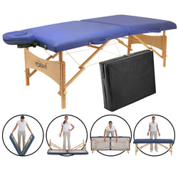 easy to install, foldable and portable, easy to carry for therapist, comfort and light weight, Oil proof and water proof surface,Sturdy Support, Strong, Soft Cushion, Premium comfort, Portable Massage Table, Oil proof and water proof surface highly resistant, high-quality upholstery, folding couch bed, extension headrest, carry case include, Mobile Massage, extension head rest, easy set up