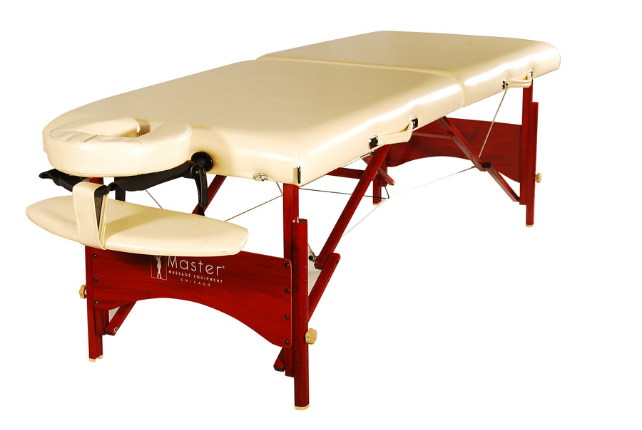 sturdy frame design gives more than enough support for during treatment, oil and water proof surface. Study  Strong Soft Cushion Premium comfort Portable Massage Table  Oil proof & waterproof surface Foldable and Portable carry case include adjustable table height and face cradle  Tattoo table