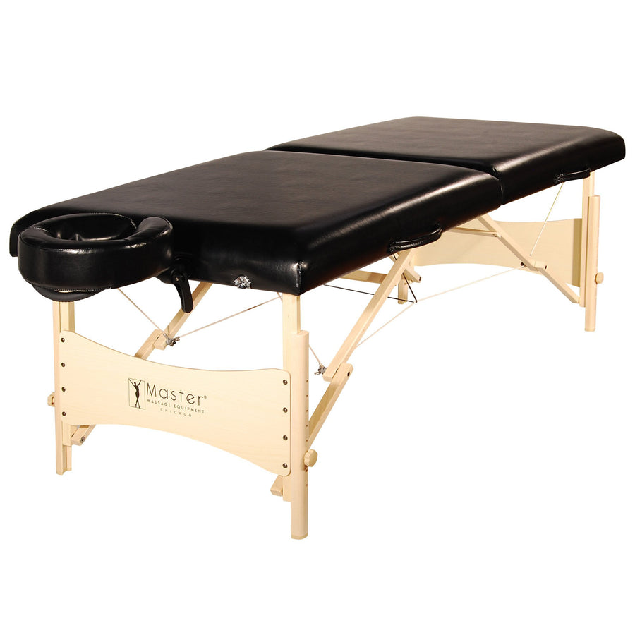 Brand new!  Inventory Clerance! Last 5 in the UK! Master Massage 71cm Balboa Portable Massage & Exercise Table Package, Black Luster