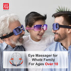 Hi5 E-10 Foldable Lightweight Mini Eye Massager Mask with Vibration and Heating Function