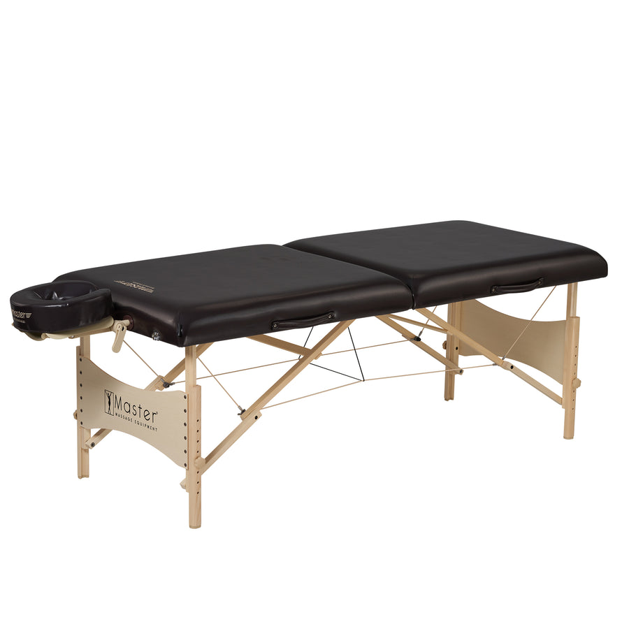 Brand new!  Inventory Clerance! Last 5 in the UK! Master Massage 71cm Balboa Portable Massage & Exercise Table Package, Black Luster