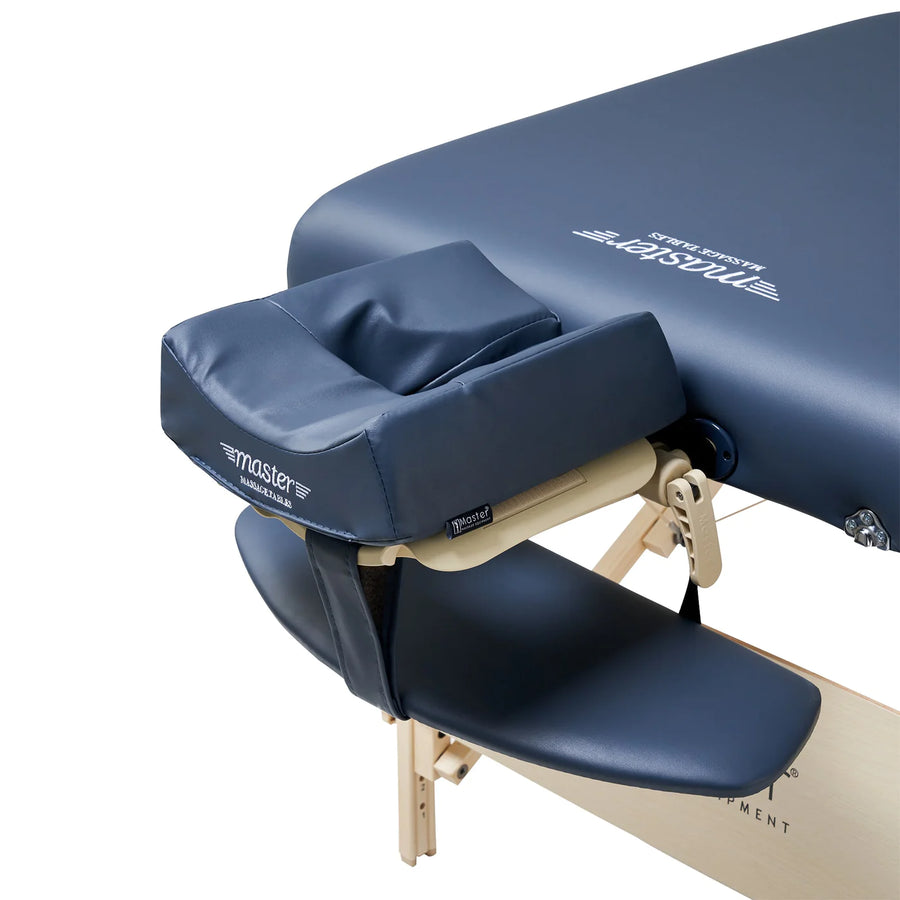 Master Massage 71cm CORONADO Portable Massage Table Package with 7.6cm Thick Cushion of Foam for Maximum Comfort! (Royal Blue) with Galaxy Lighting System