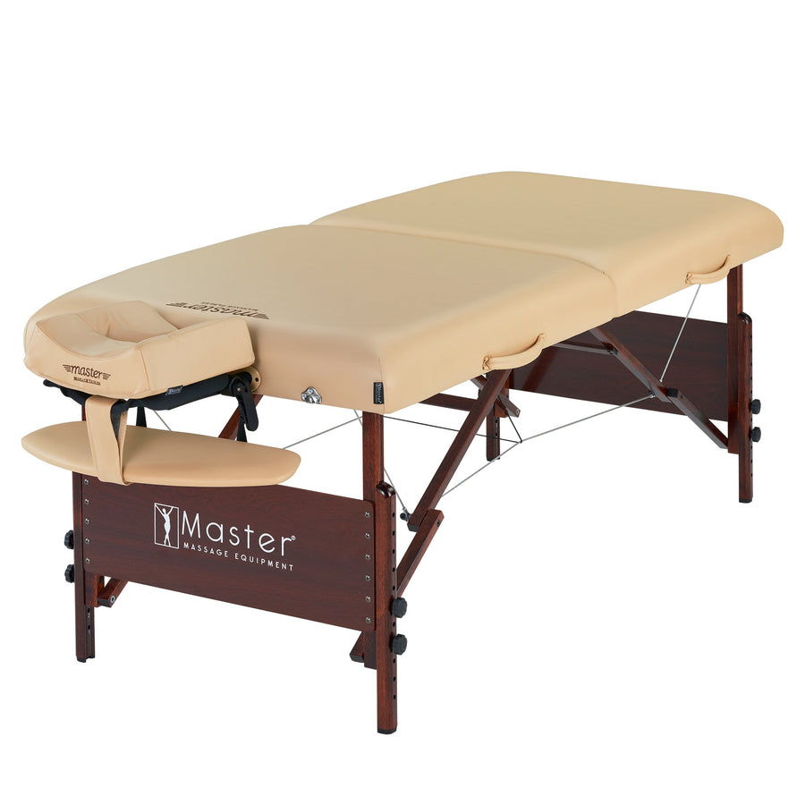 Master Massage 71cm DEL RAY Portable Massage Table Massage Couch Beauty Bed Tattoo Couch Spa Table Package! (Sand Color) with Galaxy Lighting System