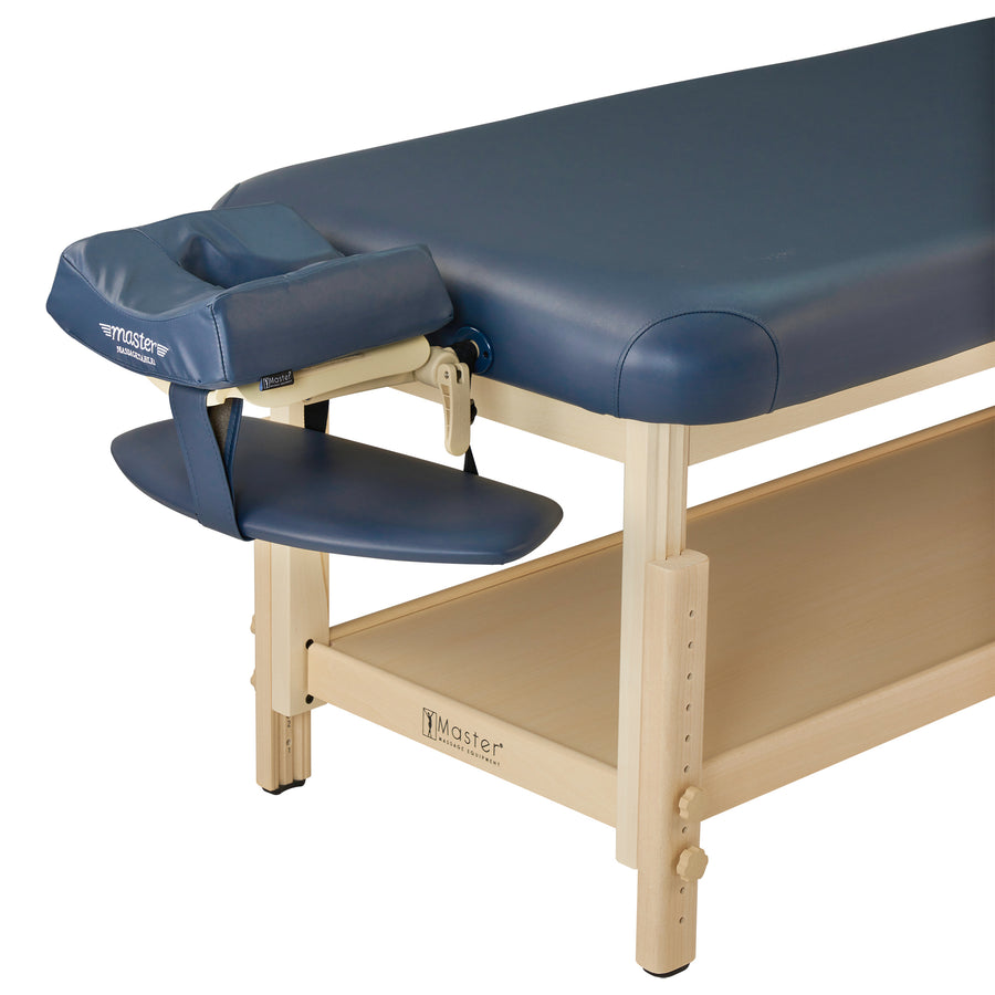 Master Massage 76cm LAGUNA Stationary Massage Table Package - (Royal Blue)