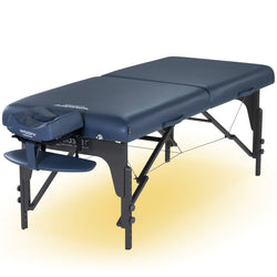 Master Massage 71cm Montclair Memory Foam Master Pro  Portable Massage Table Package with Reiki - Royal Blue