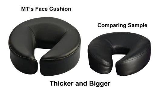 Master Massage Universal Face Cushion Pillow for Massage Table, Black Color
