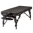 Master Massage 79cm SUPREME Pro Portable Massage Table Package with MEMORY FOAM Layer, Reiki Panels, & Face Port! (Chocolate Color) with Galaxy Lighting System