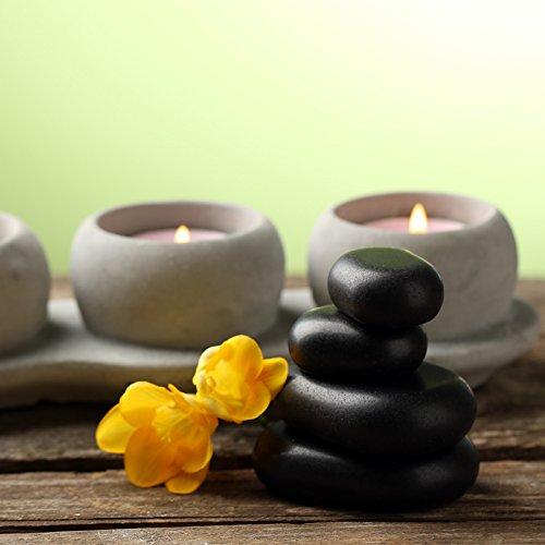 Master Massage Basalt Hot Stone Toe Set 8 Piece Pack (3.8 x 2.5 X 0.8cm)